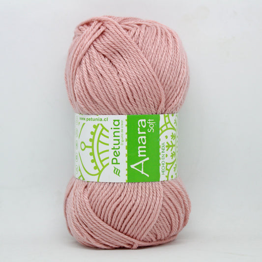 Petunia | Pack Lana Amara Soft - 100% Acrílico - Teje colores excepcionales.