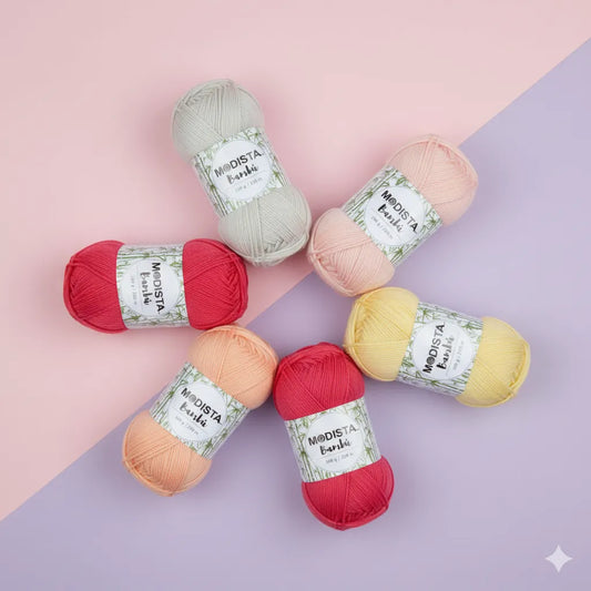 Pack Bambú de Modista – Hilo Ligero 50% Bambú 50% Algodón, Suavidad y Caída Ideal