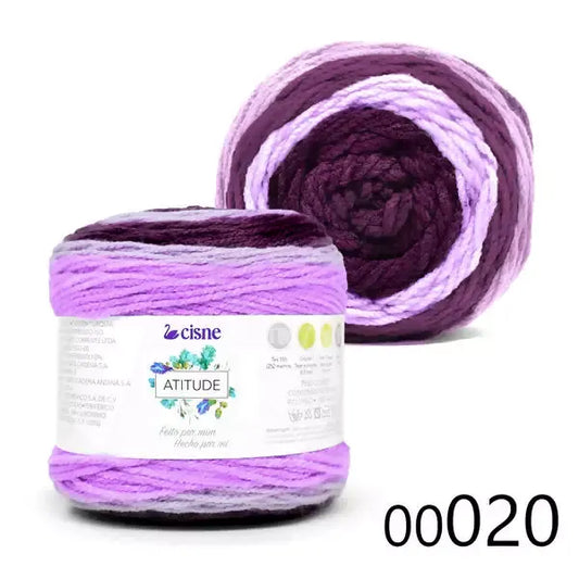 Pack Atitude de Cisne - 100% Acrílico de 140 Gramos - Hilado Inteligente y discreto.