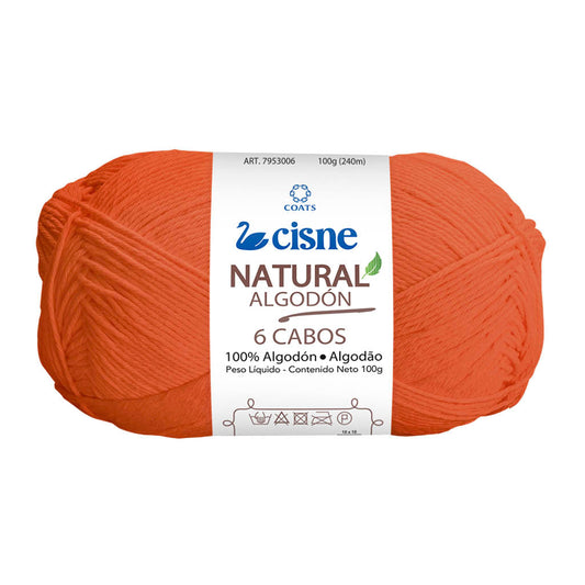 Pack Algodón 6 cabos Cisne – hilo fino 100 % algodón.