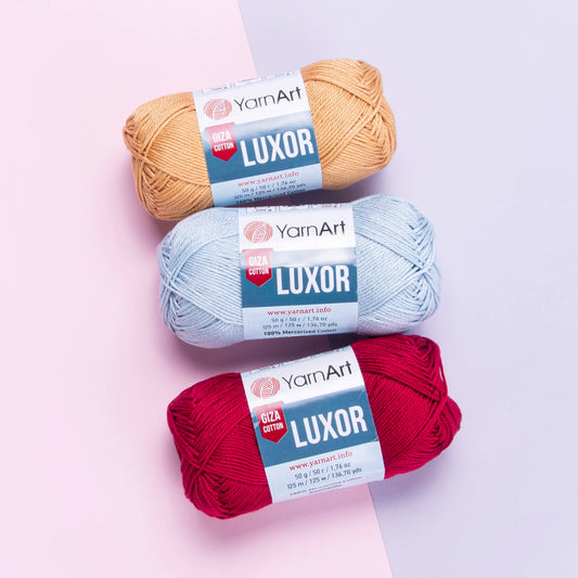 Luxor de YarnArt – Hilo 100% Algodón Mercerizado