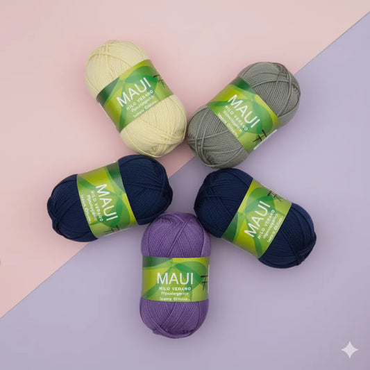 Pack Maui de Reginella – Hilo Acrílico Fino para Verano