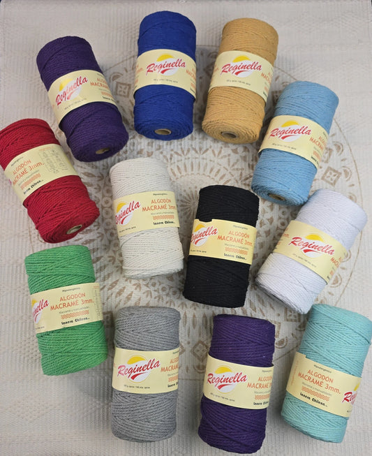 Algodón Macramé Reginella 3mm 400g