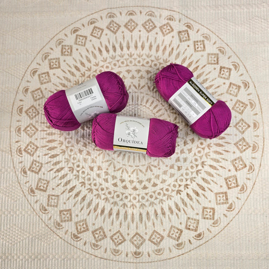 Algodón Super Soft de Orquídea – Ovillo Light DK 100g, 300m – 100% Algodón