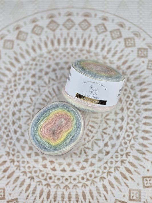 Alpaca Cake 100 grs - Color Gris Salvia
