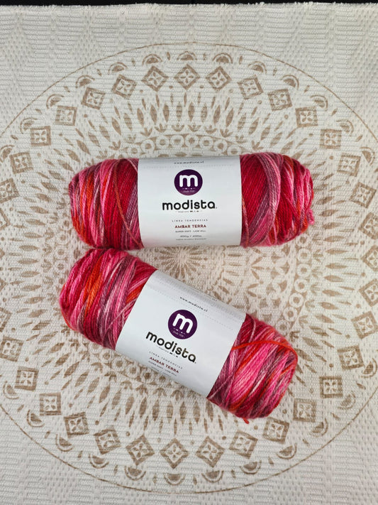 Lana Ámbar Terra Matizada 200 g Low Pilling - Color 1
