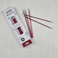 Palillos de Doble Punta Zing de Knit Pro 15 cm – Set de 5