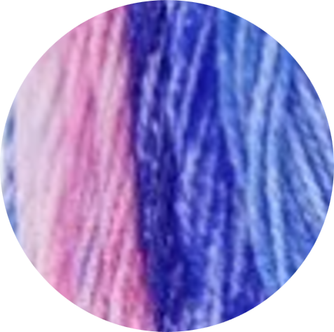 Ámbar Kids de La Madeja. Hilo suave, colores rosa y azul. Hipoalergénico - La Madeja
