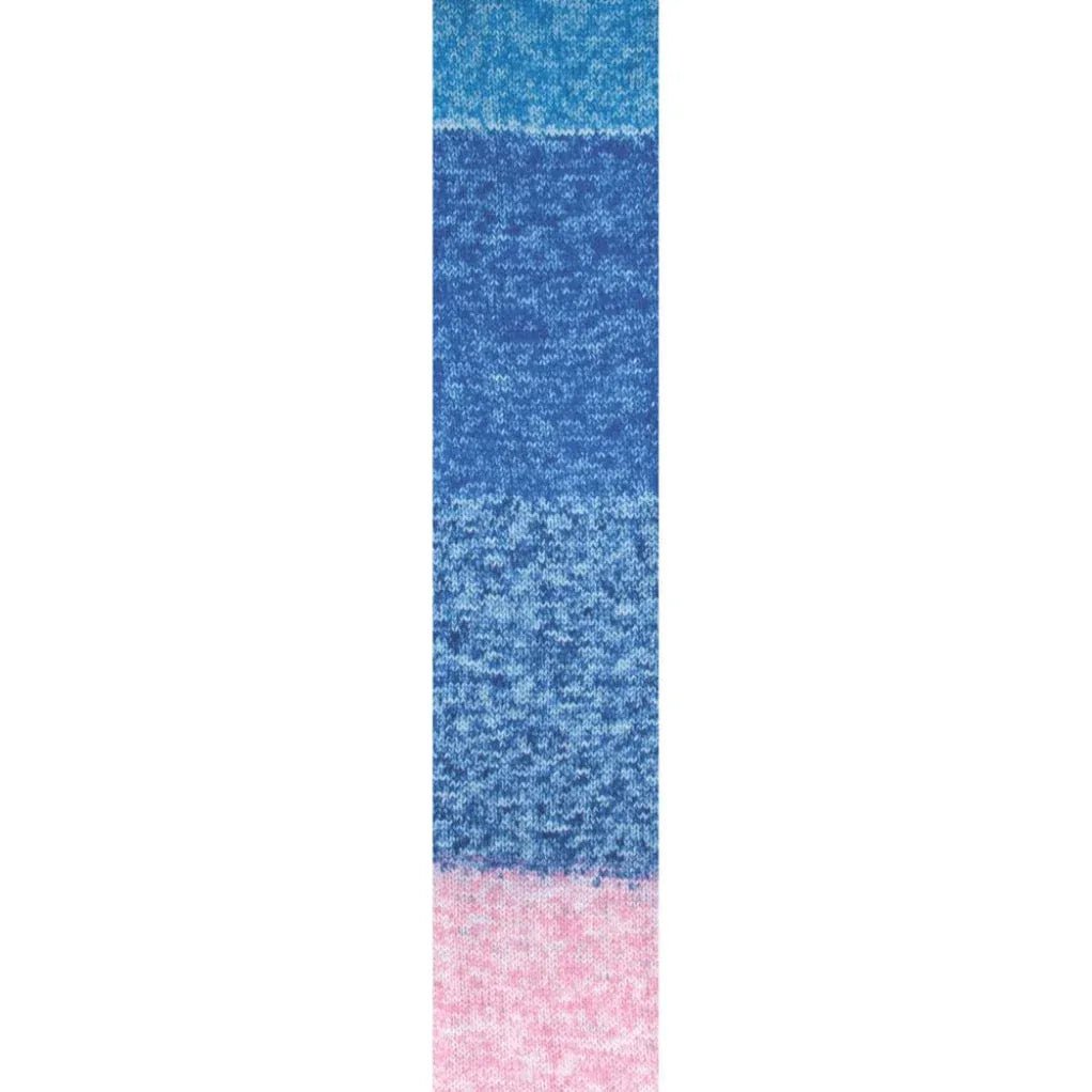 Ámbar Kids de La Madeja. Hilo suave, azul y rosa, hipoalergénico. - La Madeja