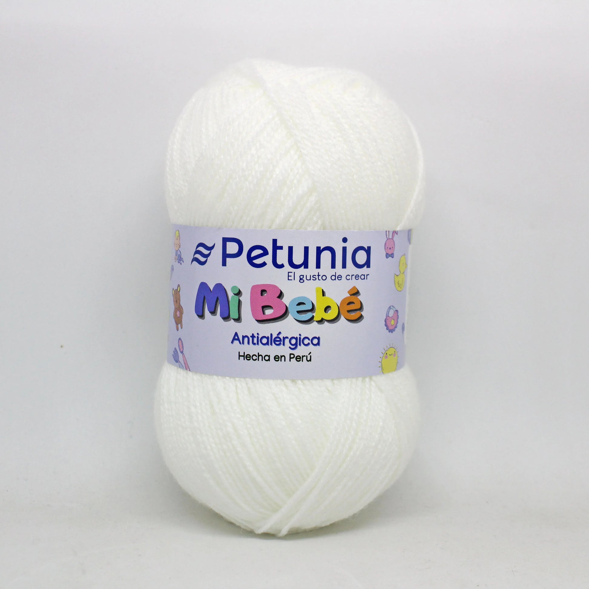Mi Bebé de Petunia blanco, antialérgica - La Madeja