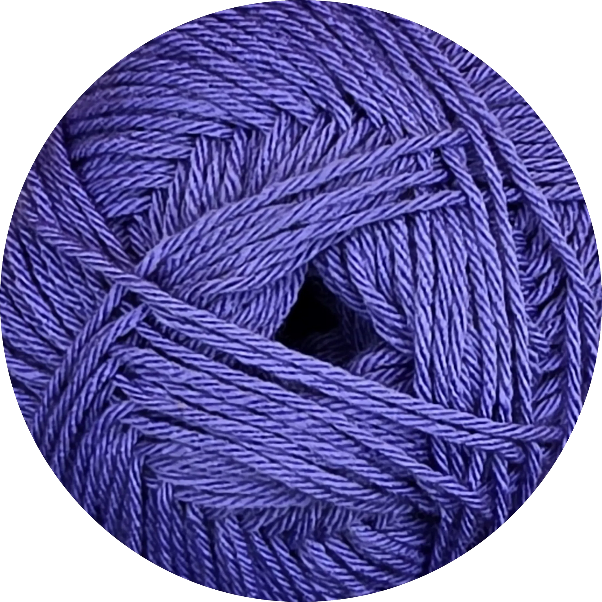 Mi Bebé de Ukryl, ovillo morado, ideal para tejer con suavidad - La Madeja
