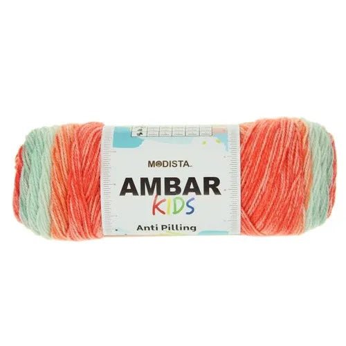 Ámbar Kids de Modista, hilo multicolor anti-pilling - La Madeja