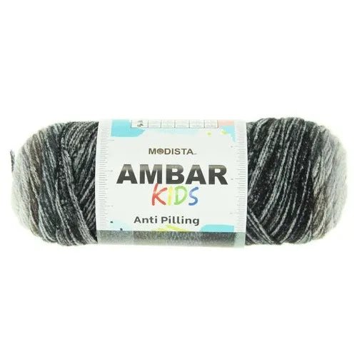 Ámbar Kids de Modista. Hilo gris, anti-pilling, suave. - La Madeja