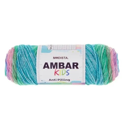 Ámbar Kids de Modista, hilo multicolor anti-pilling - La Madeja