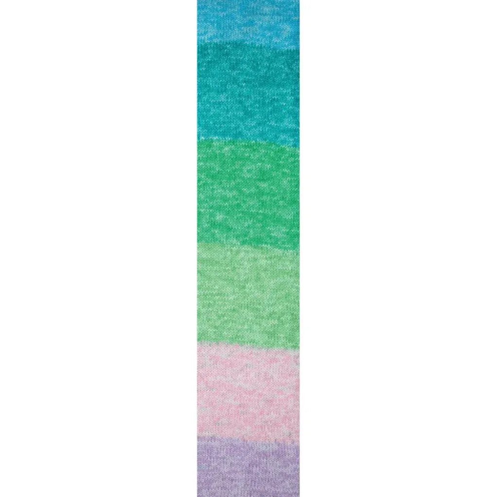 Ámbar Kids de La Madeja. Hilo multicolor hipoalergénico, suave para bebés. - La Madeja