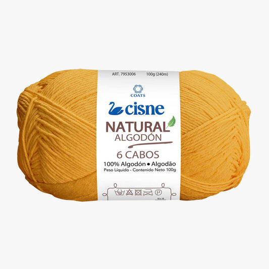 Algodón 6 cabos Cisne – hilo fino 100 % algodón