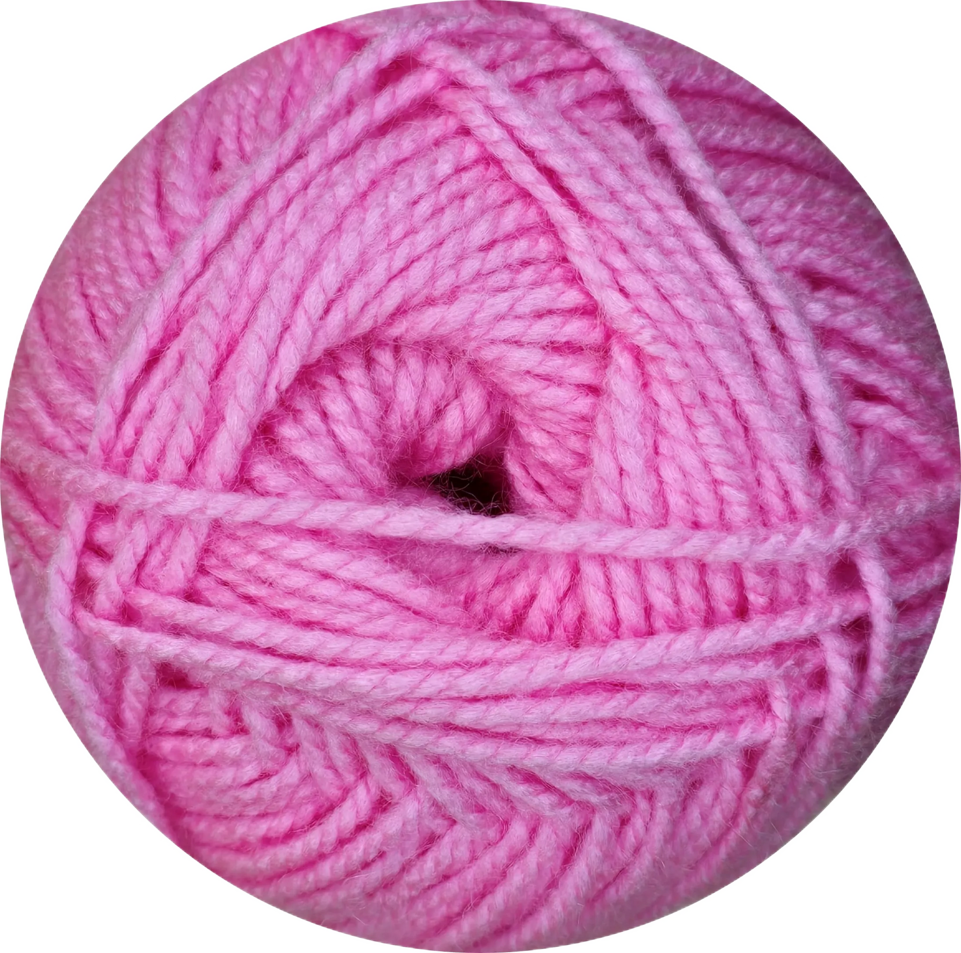 Lana Etiqueta Dorada Rosa de Ukryl | Suave y de alta calidad - La Madeja