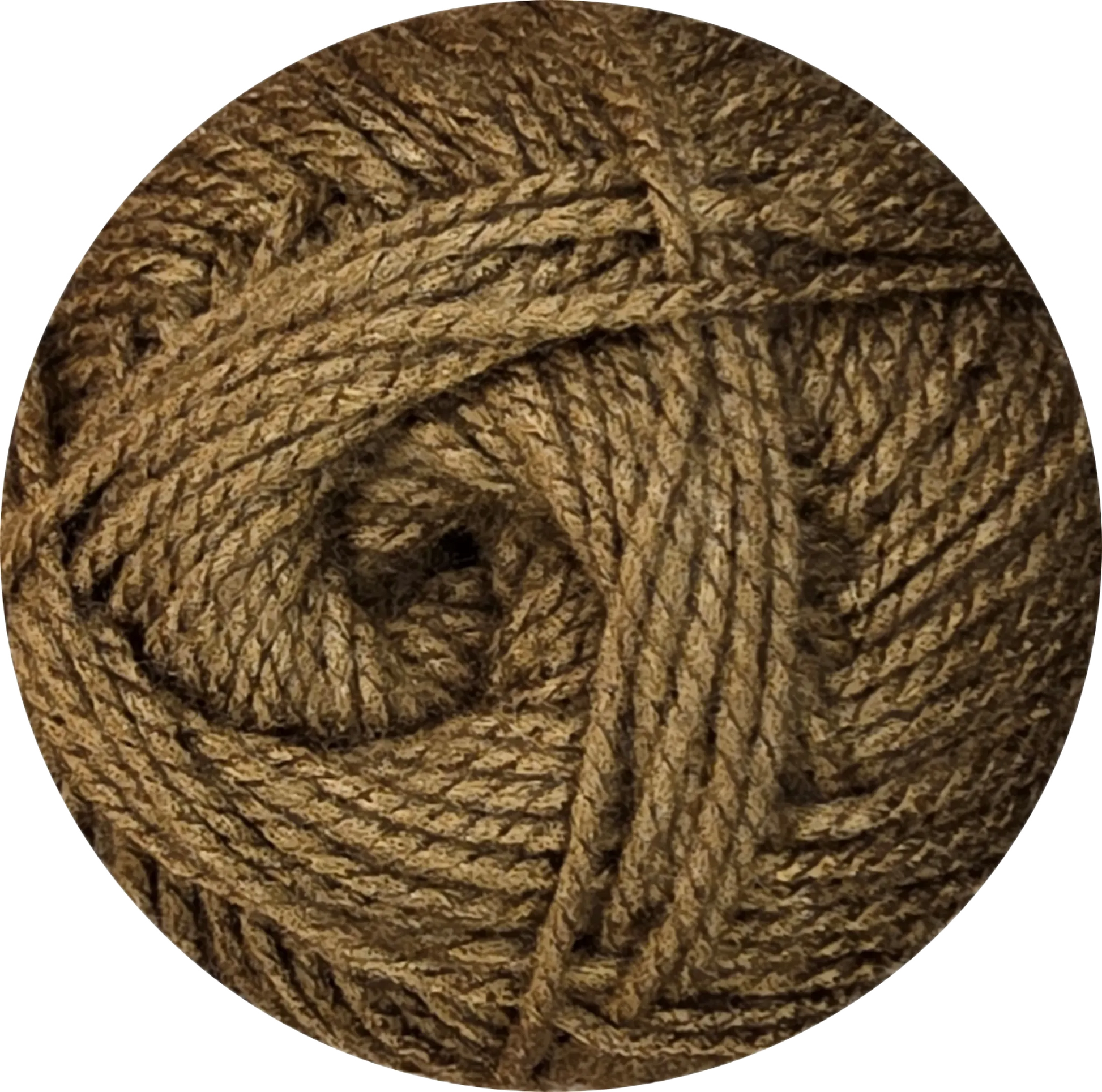 Lana Ukryl Etiqueta Dorada, color marrón, suave - La Madeja