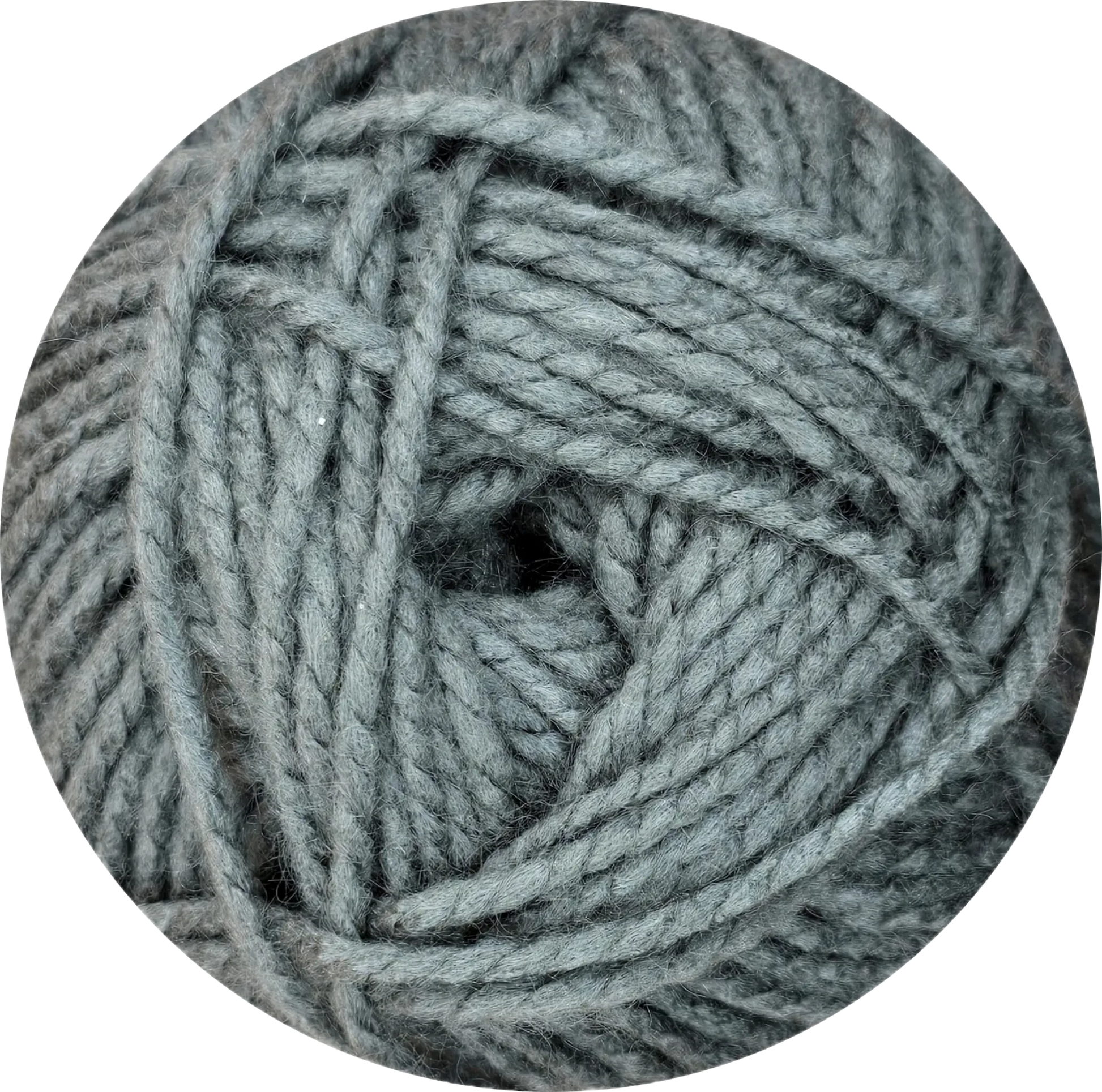 Lana Ukryl Etiqueta Dorada gris, suave y de alta calidad - La Madeja