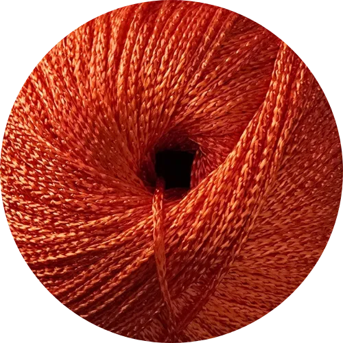 Hilado Morocco de LHO – 100% Viscosa con brillo sedoso.