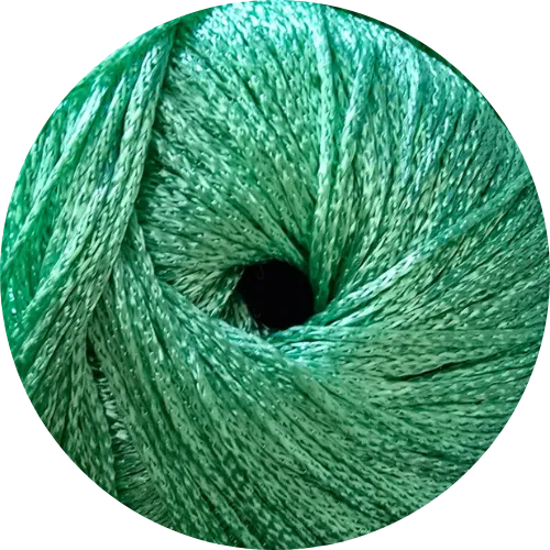 Hilado Morocco de LHO – 100% Viscosa con brillo sedoso.