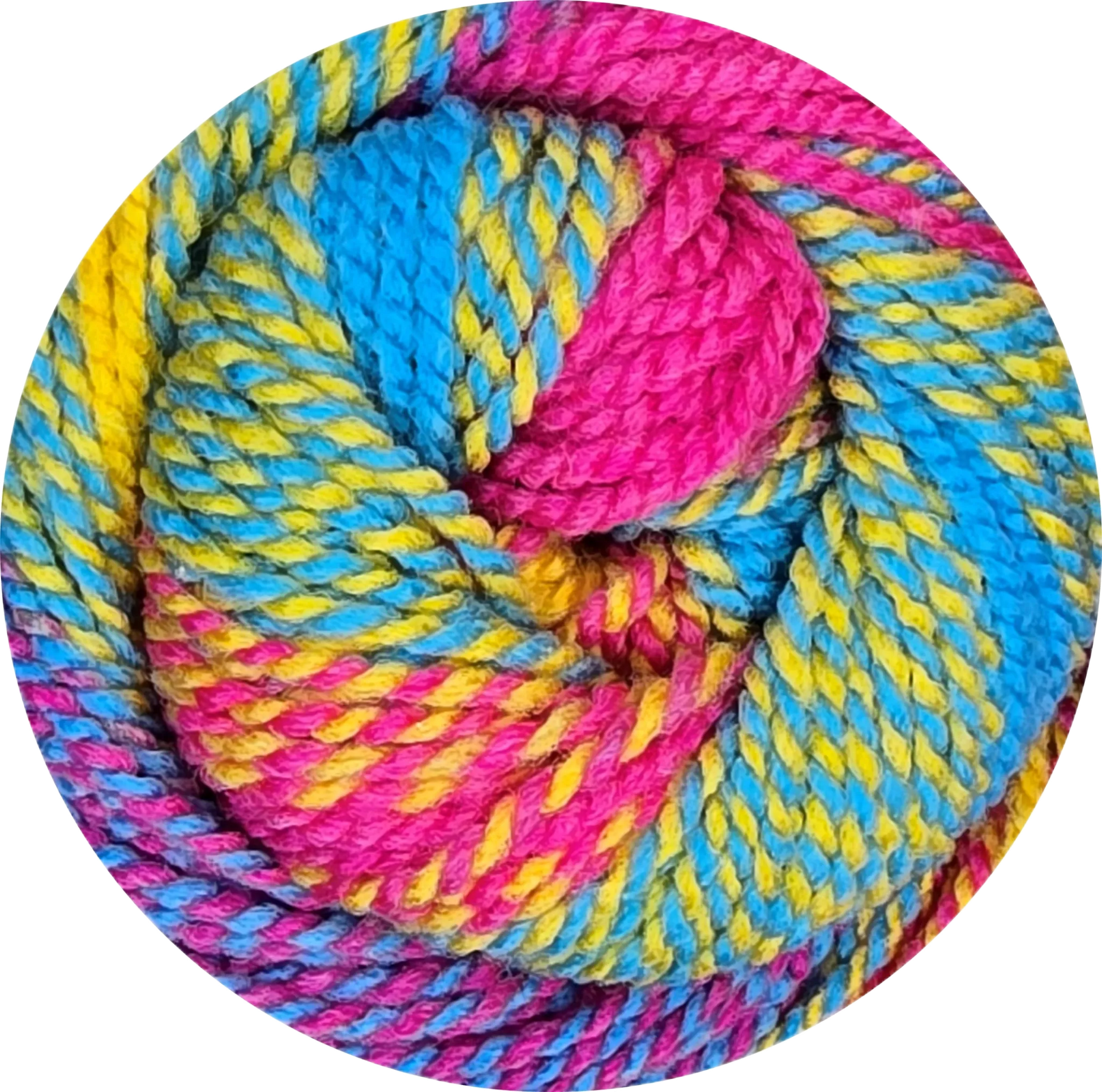 Mandala de Ukryl | La Madeja. Colores vibrantes y cálidos para tejer. - La Madeja