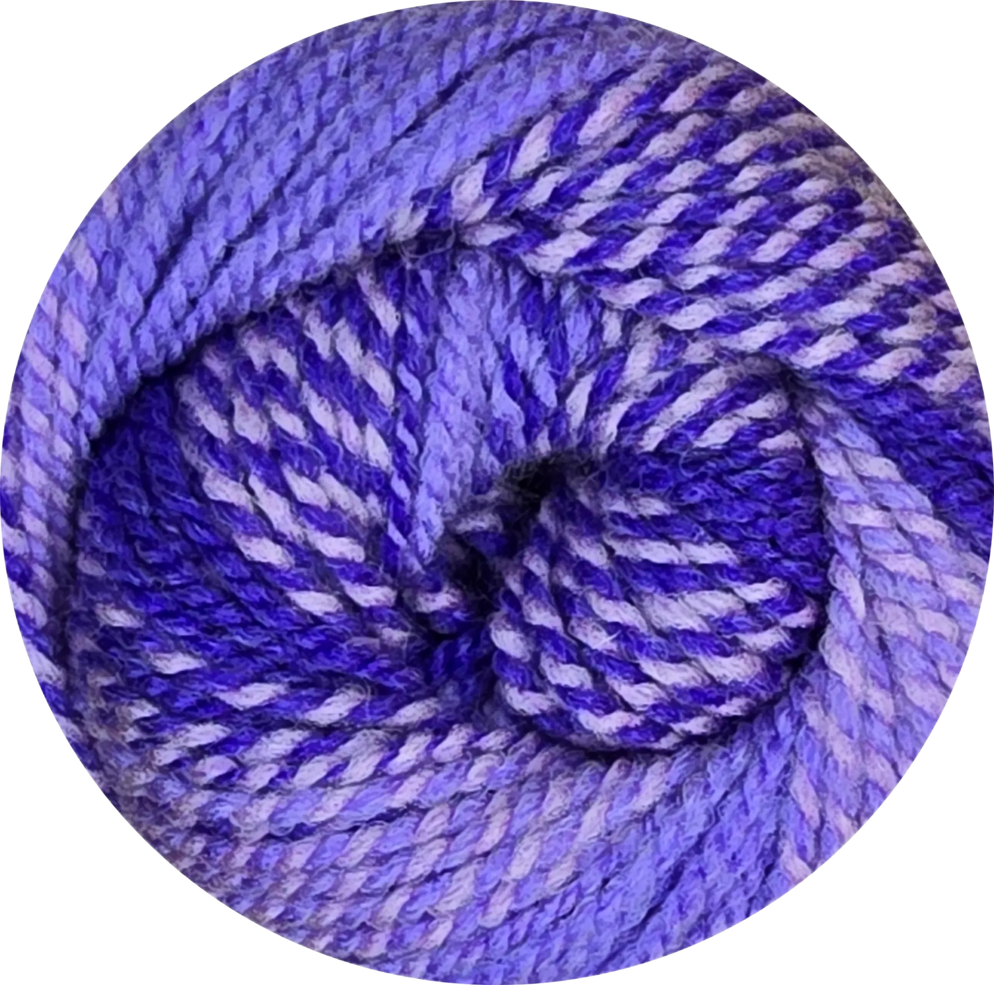 Mandala de Ukryl | La Madeja. Hilo morado, suave y cálido. - La Madeja