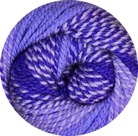 Mandala de Ukryl | La Madeja. Hilo morado, suave y cálido. - La Madeja