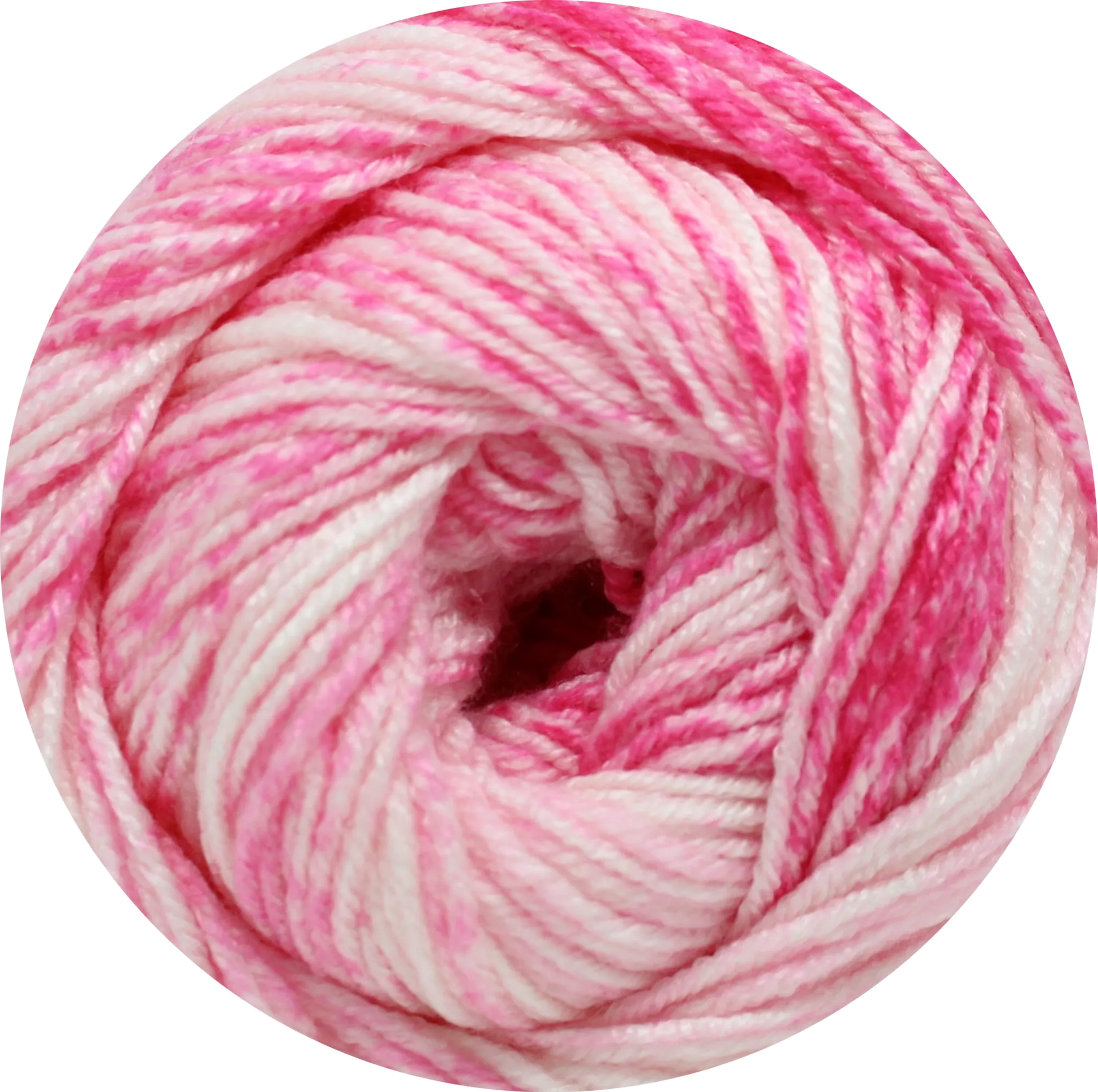 Abejita de La Madeja. Hilo acrílico matizado rosa, suave y antipilling. - La Madeja