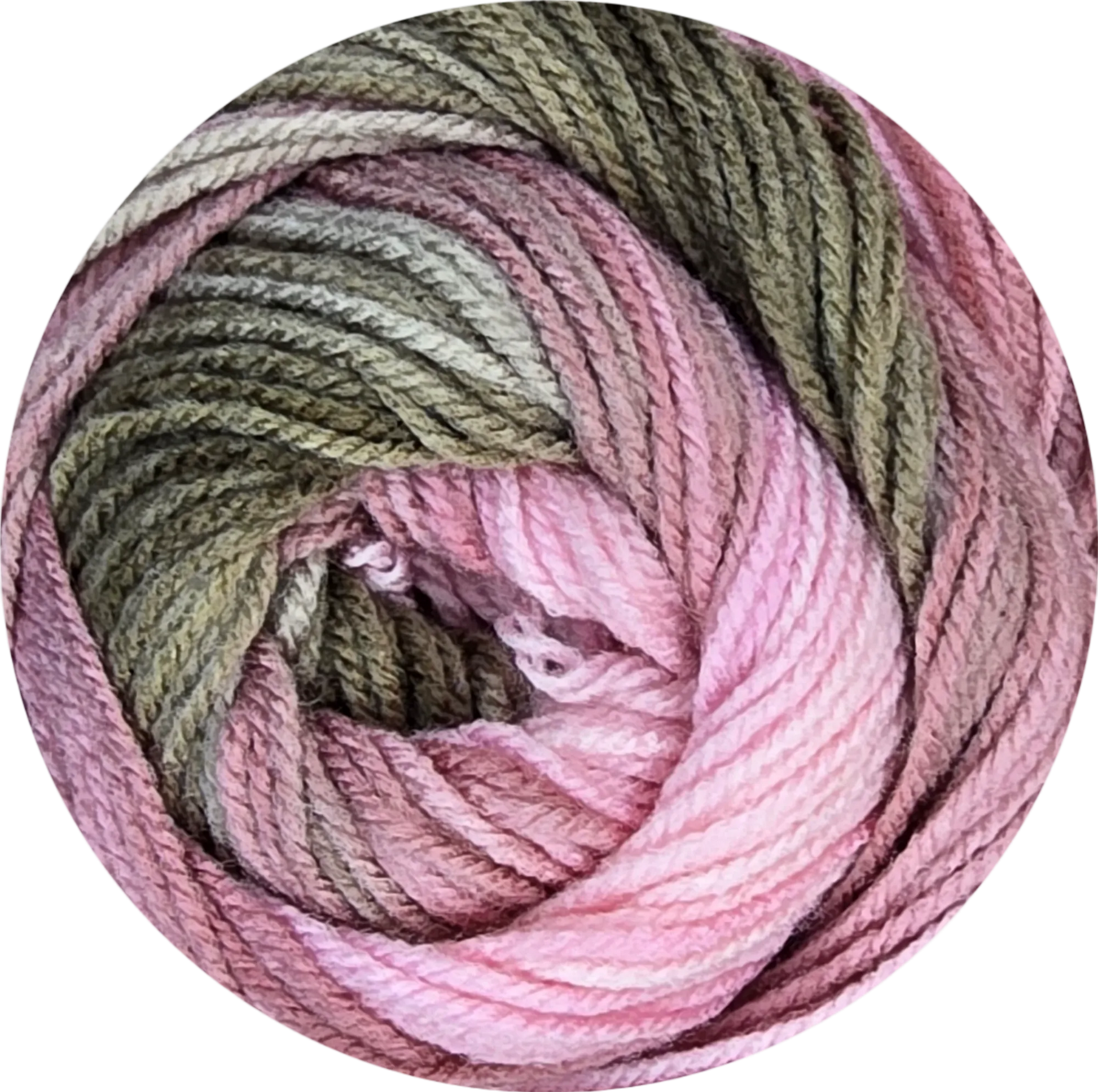 Boom Batik de Petunia | Lana suave, colores vibrantes rosa y verde. - La Madeja