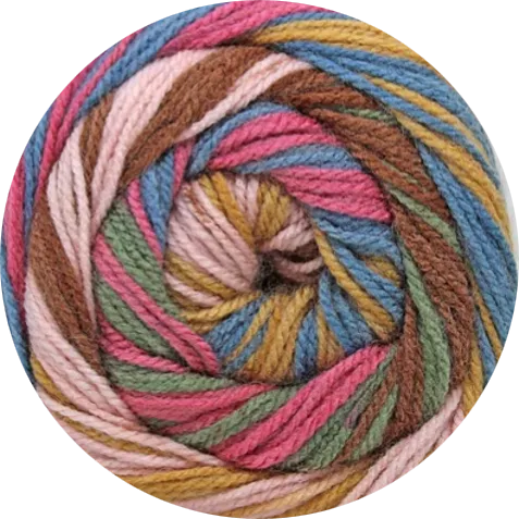 Bocado de La Madeja. Hilo multicolor, ideal para tejer. - La Madeja
