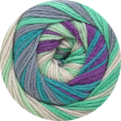Bocado de La Madeja. Hilo multicolor, ideal para tejer. - La Madeja