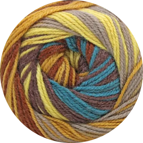Bocado de Petunia - La Madeja. Hilo multicolor, ideal para tejer. - La Madeja