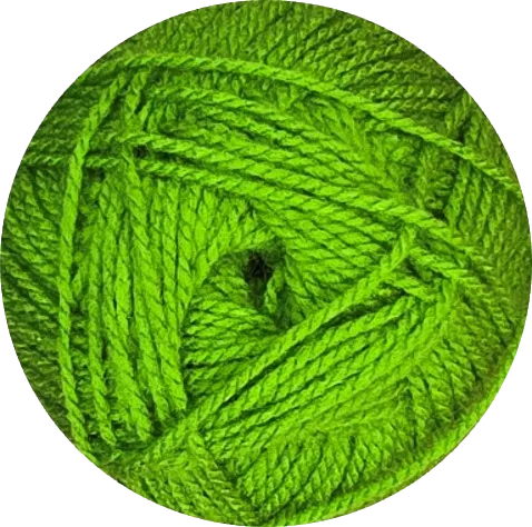 Mi Bebé de Petunia verde, ideal para tejer.  La Madeja