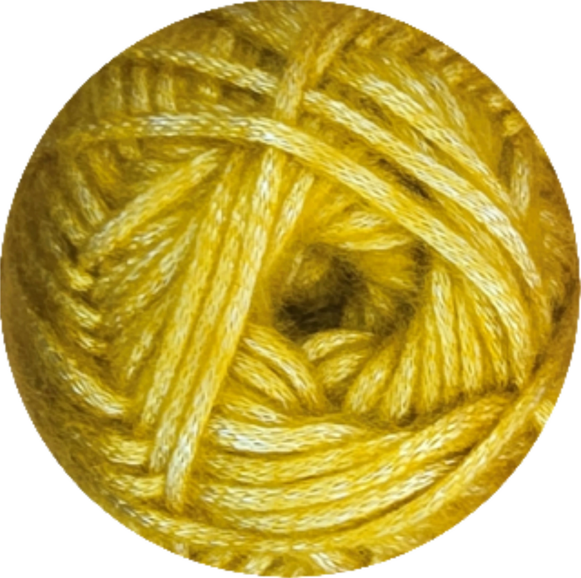 Metal de Revesderecho de La Madeja. Hilo amarillo brillante y elegante. - La Madeja