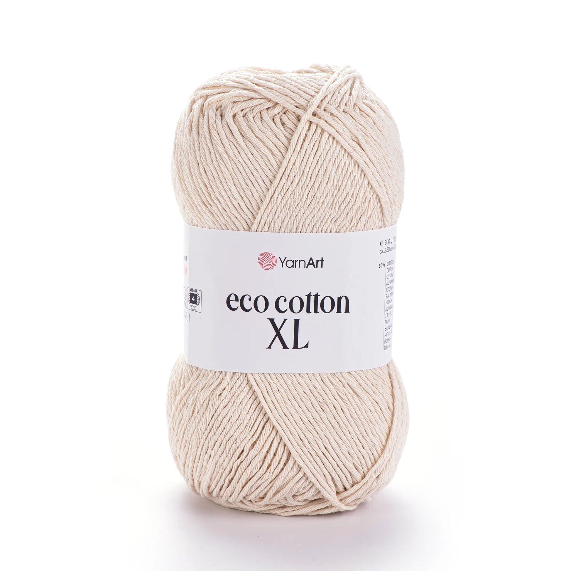 Eco Cotton XL de YarnArt – Algodón grueso 200 g.