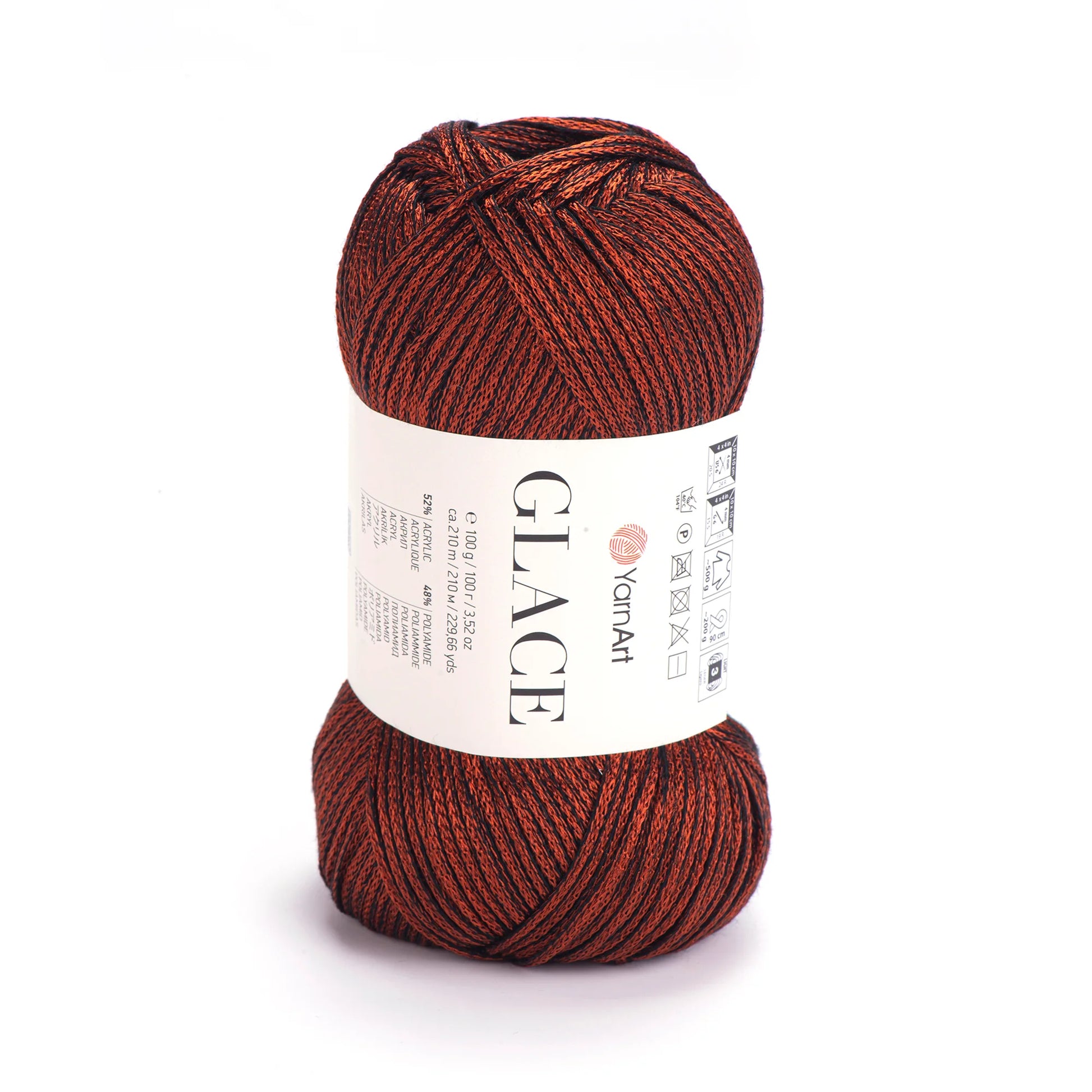 Lana Glace de YarnArt – Brillo y Suavidad para tus Prendas – Acrílico y Poliamida - GL_7301