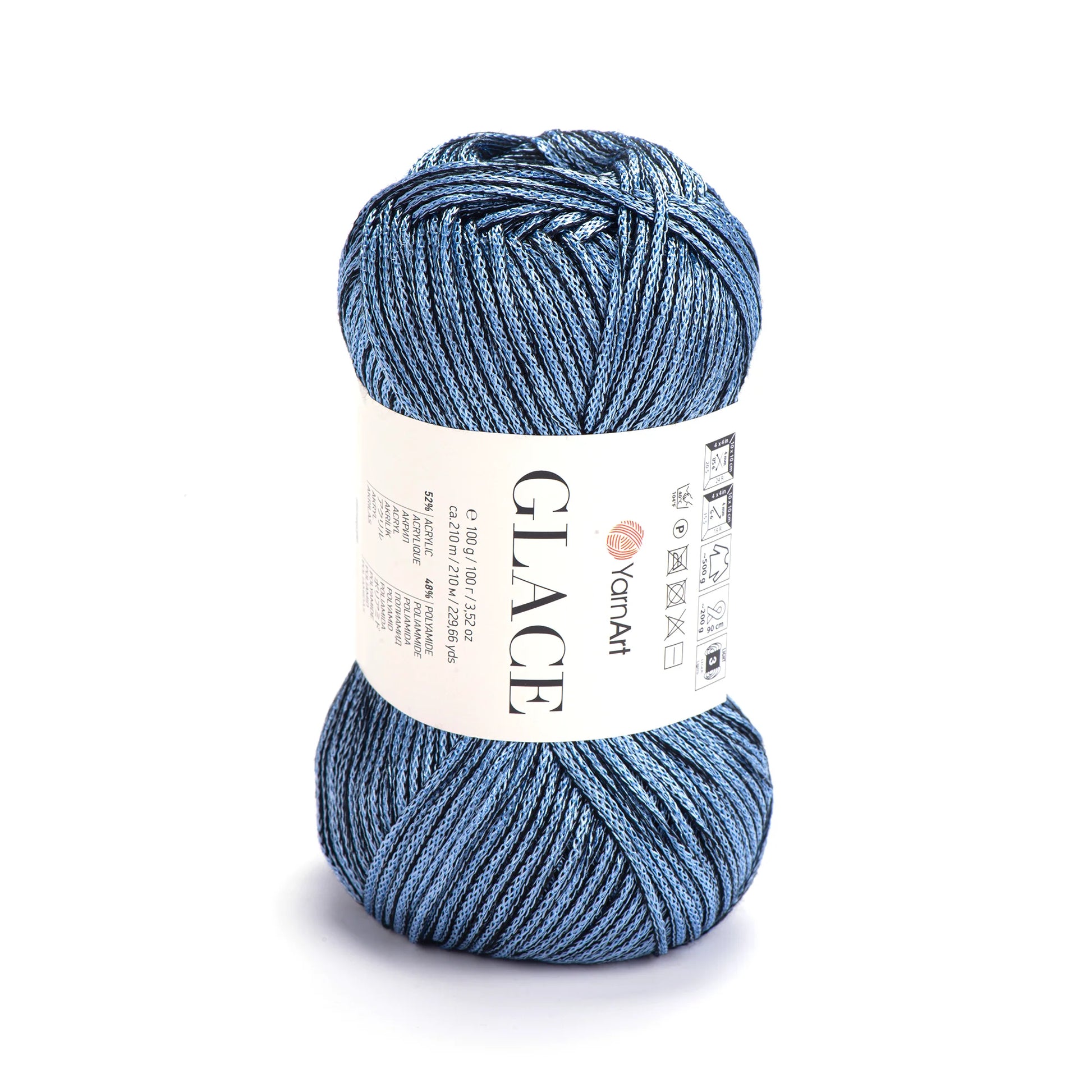 Lana Glace de YarnArt – Brillo y Suavidad para tus Prendas – Acrílico y Poliamida - GL_7301