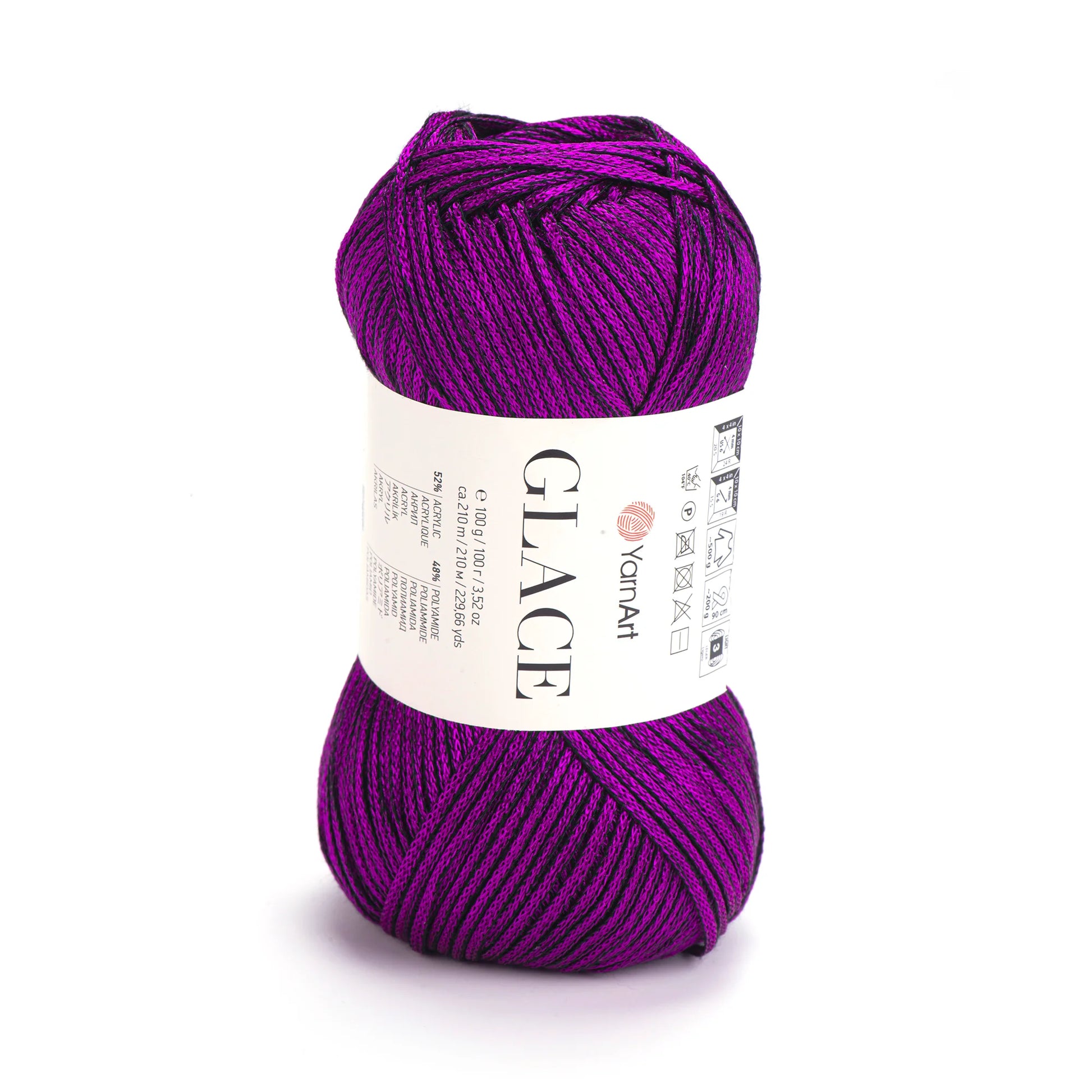 Lana Glace de YarnArt – Brillo y Suavidad para tus Prendas – Acrílico y Poliamida - GL_7301