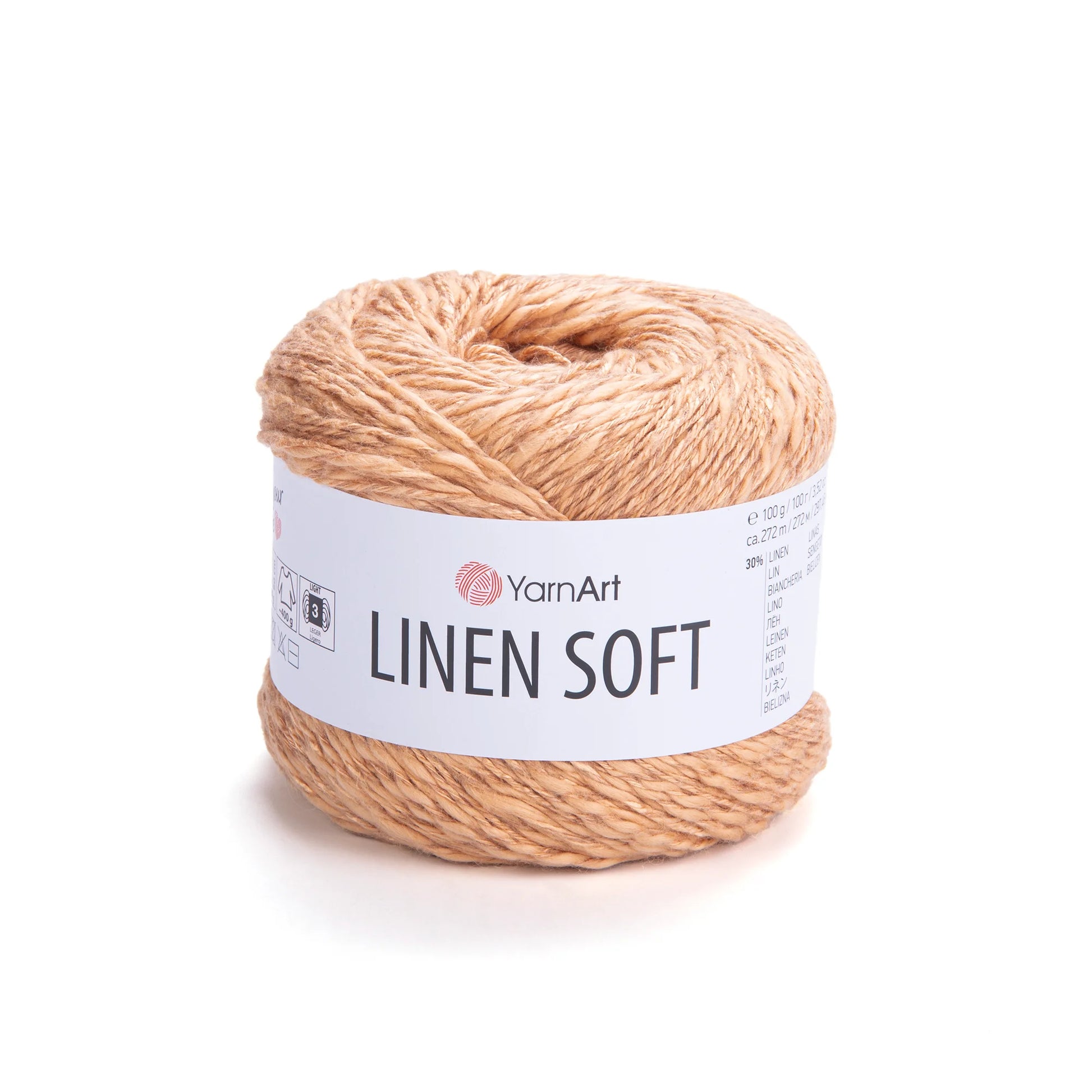 Linen Soft de YarnArt – Hilo lino y algodón ideal para tejidos livianos.