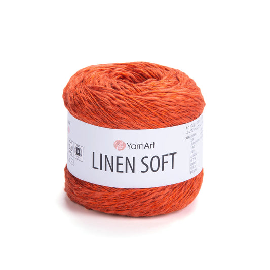Linen Soft de YarnArt – Hilo lino y algodón ideal para tejidos livianos.