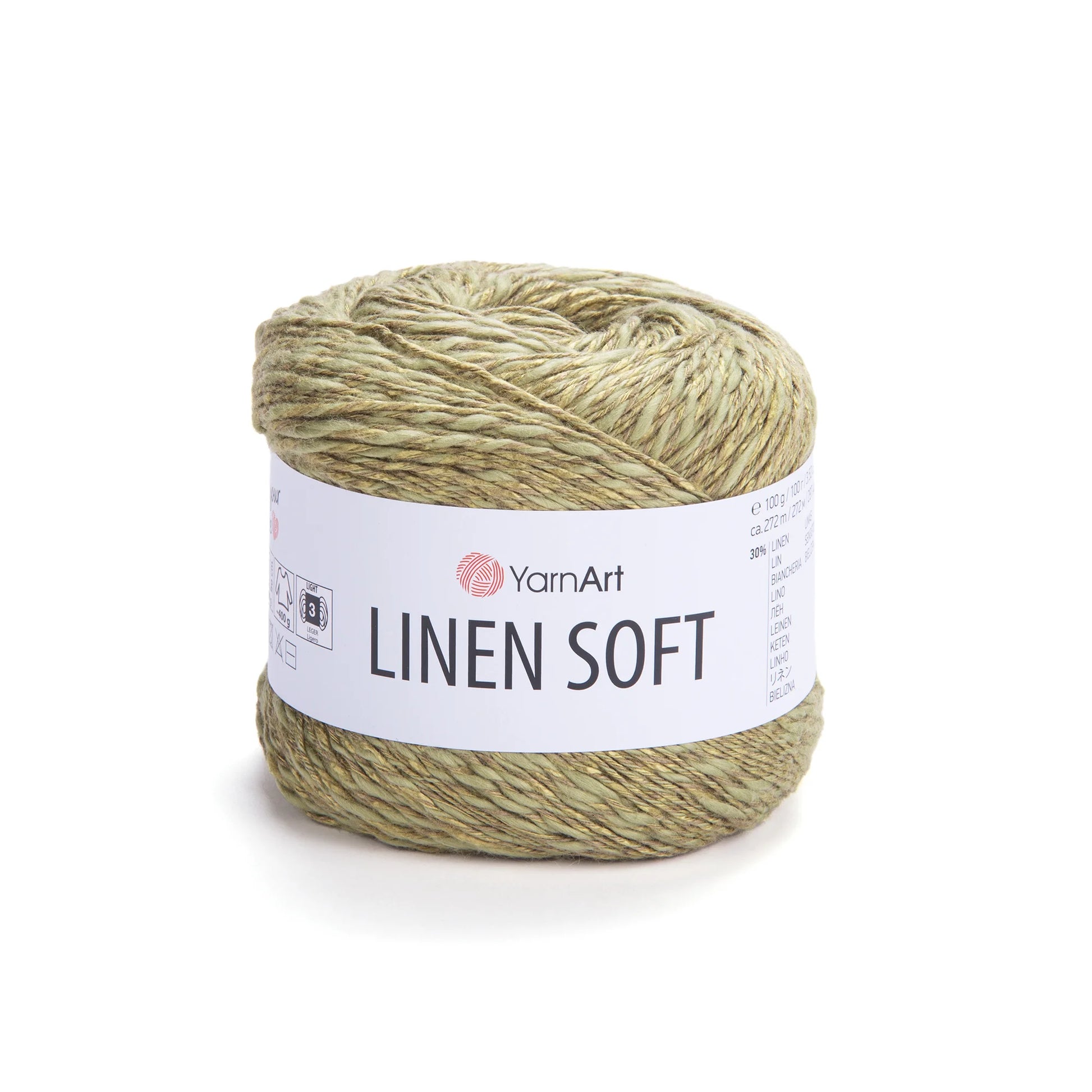 Linen Soft de YarnArt – Hilo lino y algodón ideal para tejidos livianos.