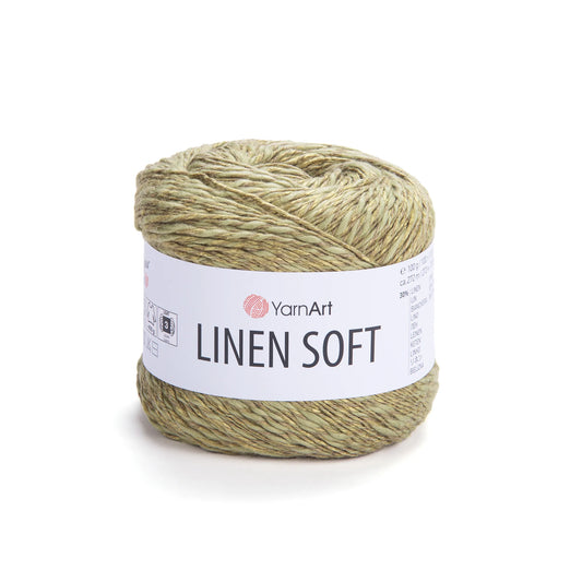 Linen Soft de YarnArt – Hilo lino y algodón ideal para tejidos livianos.