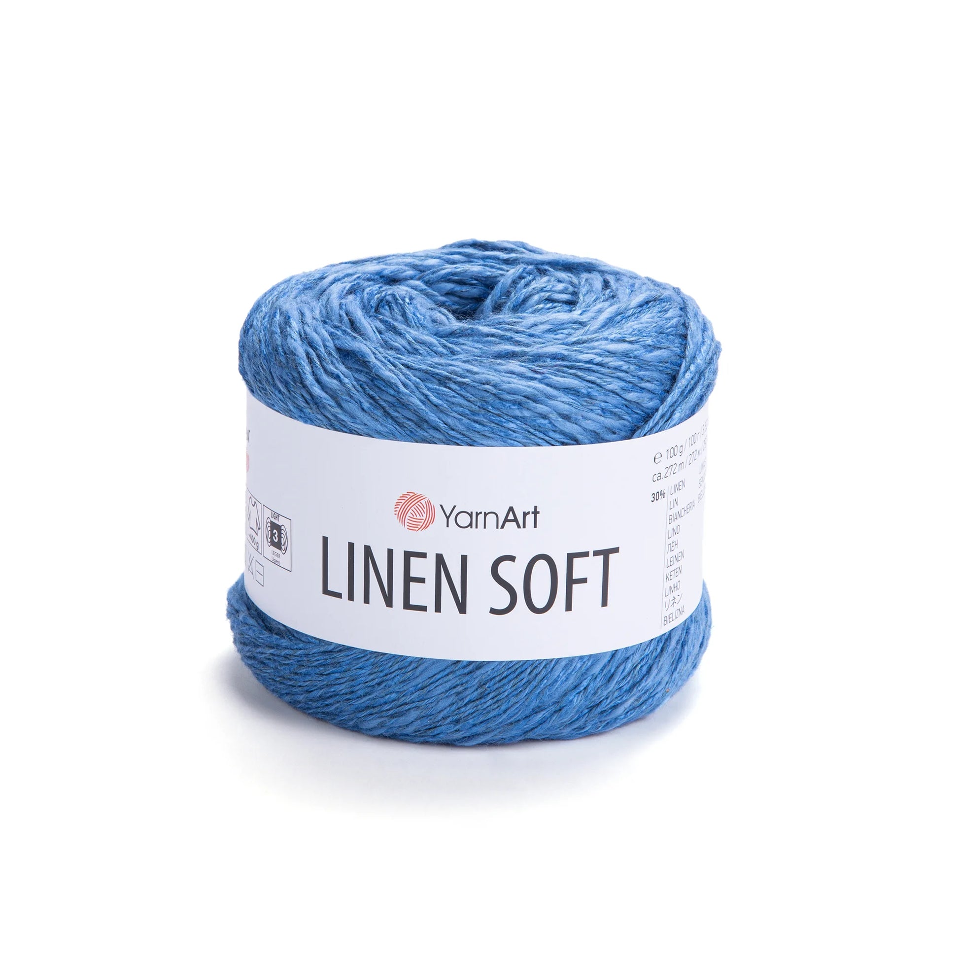 Linen Soft de YarnArt – Hilo lino y algodón ideal para tejidos livianos.