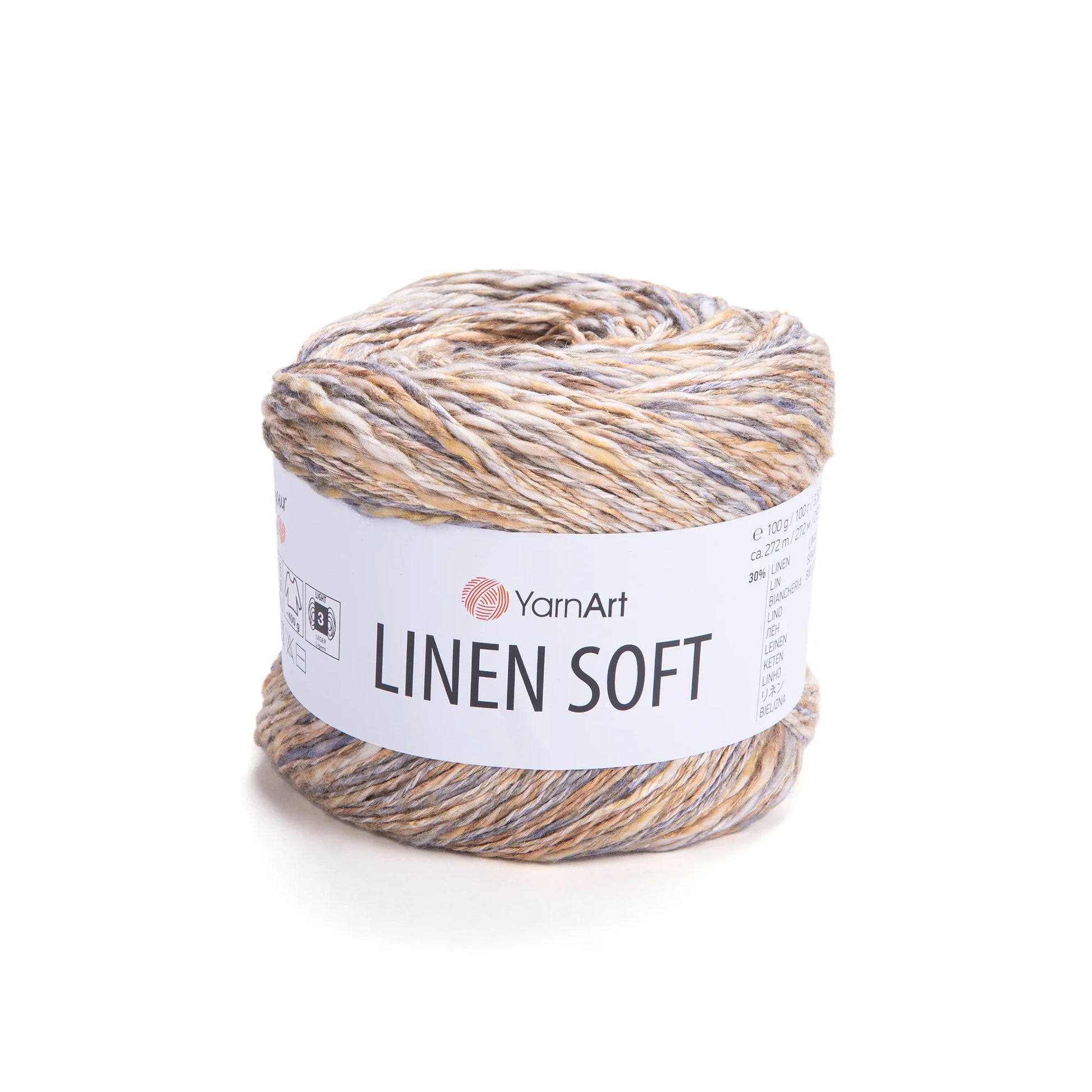 Linen Soft de YarnArt – Hilo lino y algodón ideal para tejidos livianos.