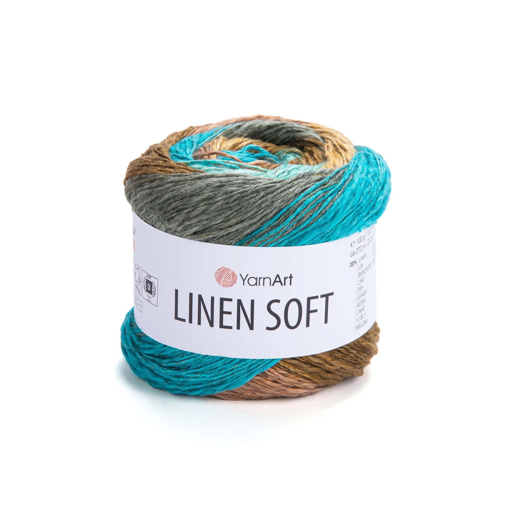 Linen Soft de YarnArt – Hilo lino y algodón ideal para tejidos livianos.