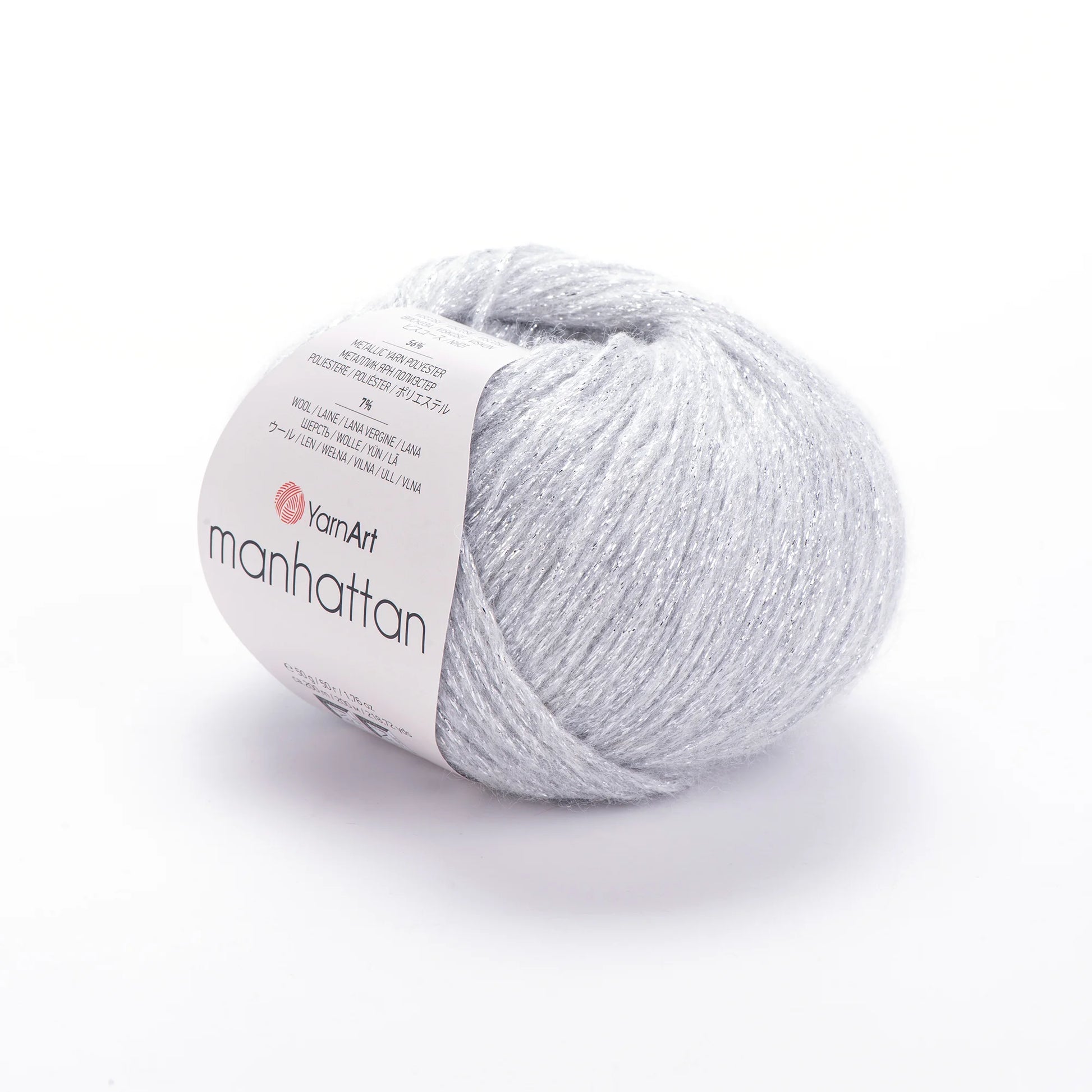Pack Manhattan de YarnArt - hilo metálico mezcla lana.