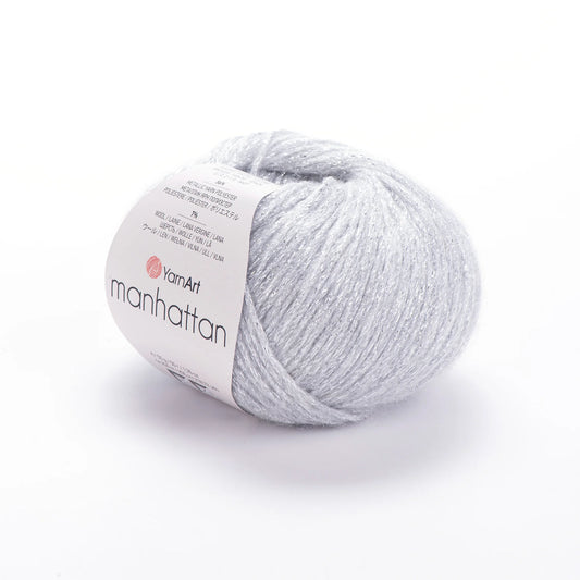Pack Manhattan de YarnArt - hilo metálico mezcla lana.