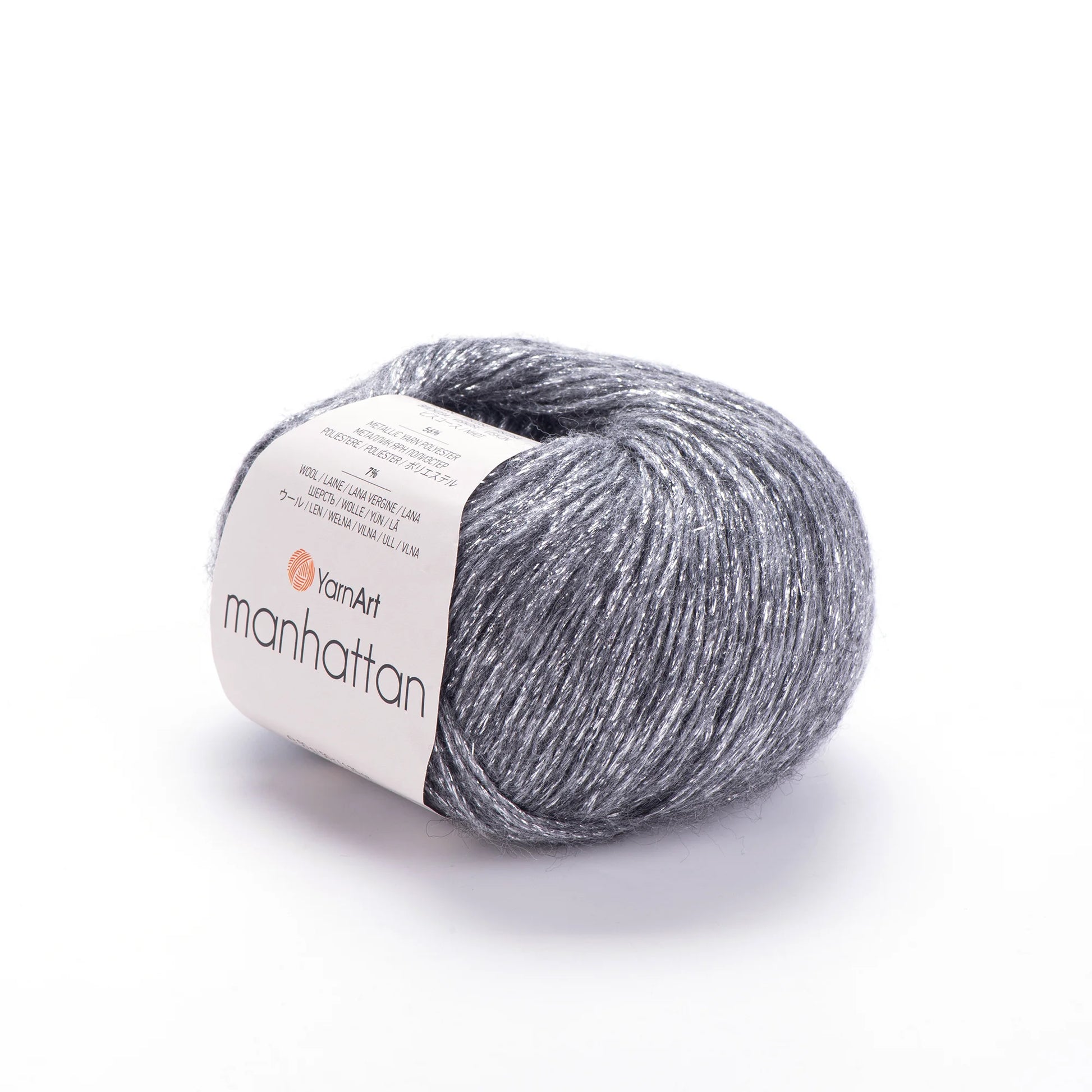Pack Manhattan de YarnArt - hilo metálico mezcla lana.