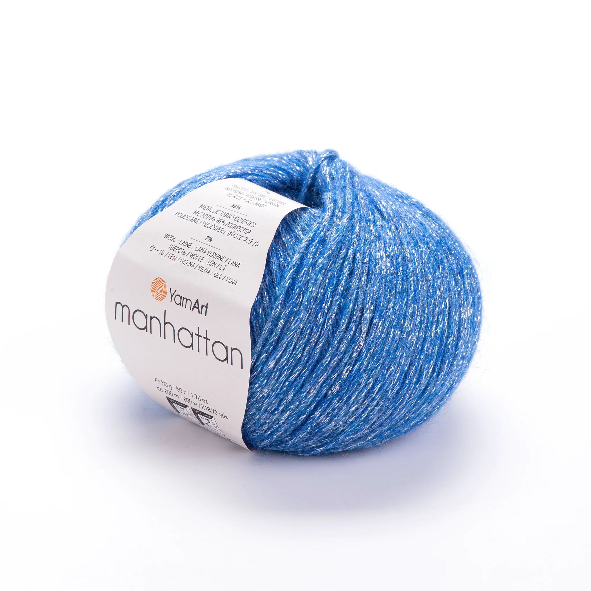 Pack Manhattan de YarnArt - hilo metálico mezcla lana.